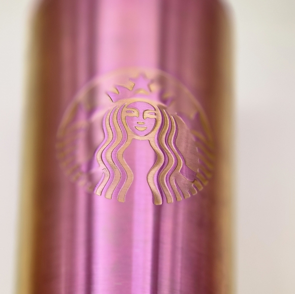 Starbucks NWT 2022 Summer Rainbow Iridescent Stainless Steel 24oz Tumbler HTF - Picture 6 of 8
